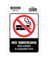 NO SMOKING DECAL 4"X6"