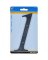 Hillman 6 in. Black Plastic Nail-On Number 1 1 pc