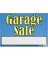 Hillman English Blue Garage Sale Sign 10 in. H X 14 in. W
