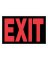 Hillman English Black Exit Sign 8 in. H X 12 in. W
