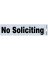 NO SOLICITING DECAL 2"X8
