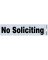 No Soliciting Decal 2"x8