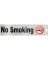 NO SMOKING DECAL 2"X8"