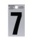 Hillman 2 in. Reflective Black Mylar Self-Adhesive Number 7 1 pc