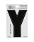 Hillman 3 in. Black Vinyl Self-Adhesive Letter Yes 1 pc
