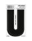 Hillman 3 in. Black Vinyl Self-Adhesive Letter U 1 pc