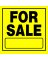 Hillman English Yellow For Sale Sign 11 in. H X 11 in. W