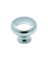 Amerock The Anniversary Collection Round Cabinet Knob 1-3/16 in. D 1 in. Polished Chrome Silver 1 pk