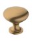 KNOB CHAMPAGNE 1-1/4"DIA