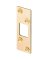 Prime-Line 3.6 in. H X 1.3 in. L Brass-Plated Brass Steel Security Strike