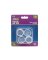 LEG TIP CLR RND 1" 4PK