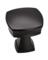 KNOB 1-1/4"SQR MTBLK 1PK