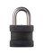 PADLOCK BLACK KEYED 1PK