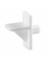 SHLF CLP PLSC WHT1/4"8PK