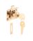 CABINT/DRAWR LCK STL GLD