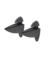 SHLF CLP MTL BK 4.5" 1PK