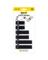 CABLE WRAP BLK 6PK