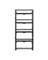 4-TIER SHELVING UNIT BLK
