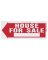 SIGN HOUSE F/SALE 10X24