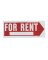 SIGN FOR RENT 10X24 WHT