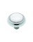 Amerock Allison Traditional Classics Round Cabinet Knob 1-3/16 in. D 15/16 in. Polished Chrome White