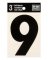 NUMBER 9 VINYL 3"BLACK