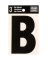 Letter B Vinyl 3"black