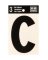 LETTER C VINYL 3"BLACK