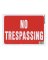 Sign No Trespassing R/w