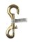Campbell Polished Bronze Open Eye Bolt Snap 3-13/32 in. L