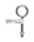 Hampton 3/8 in. S X 4 in. L Zinc-Plated Steel Eyebolt with Nut Nut Included