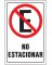 Sign No Estacionarse 12x18