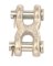 Campbell Zinc-Plated Forged Steel Double Clevis 3900 lb 2-1/2 in. L