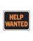 Disc Sign Help Wanted 8.5x12"