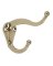 2pk Brass Coat/hat Hook