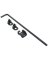 Cane Bolt Hd 1/2x18" Blk