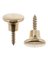 KNOB DECO 1/2"BRS CD2