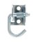 Hampton Small Zinc-Plated Silver Steel 1.625 in. L Rope Binding Hook 150 lb 1 pk