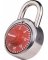 PADLOCK COMB RED DIAL