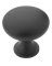 KNOB 1-1/4" FLAT BLACK