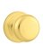 Kwikset Juno Polished Brass Passage Lockset ANSI/BHMA Grade 2 1-3/4 in.