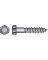 Hillman 3/8 in. S X 1 in. L Hex Zinc-Plated Steel Lag Screw 100 pk