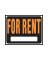SIGN FOR RENT15X19"PLSTC