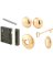 RIM LOCK SET VERT BRASS