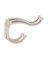 Garment Hook Sat Ni Silver 2pk