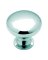 KNOB 1-1/4 PLSH CHRM 2PK