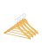 SUIT HANGER WOOD 4PK