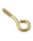 13/16" SCREW EYE SOLID BRASS 7PK