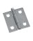 1 1/2" SQ HINGE ZINC 2PK