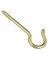 2 9/16" BRASS CEILING HOOK 3PK